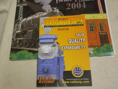 2 Catalogs: 2003 RailKing Ready to run sets & 2004 M.T.H. Tinplate Traditions - Picture 2 of 5