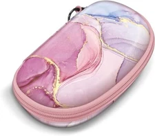 Sunglasses Case with Carabiner, Hard Shell Shockproof Sport Glasses Case Cover