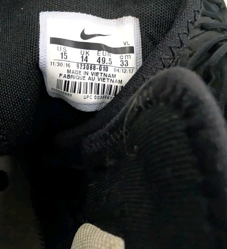 Nike Herren Force Savage Elite Schwarz Fußball Stollen Schuhe Größe 15 - Bild 12 von 19