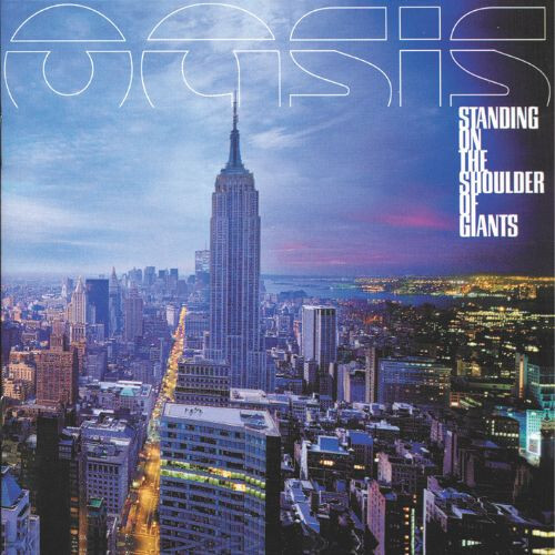 Oasis Standing On The Shoulder Of Giants Vinyle LP Coloré Argent Neuf - Photo 2/2
