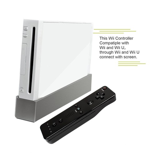 Built in Motion Plus Remote Controller Nunchuck Kit For Nintendo Wii Wii U - Picture 4 of 24