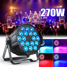 270W 18LED PAR Lights RGBW Stage Lighting DMX DJ Disco Party Club Bar Show Light