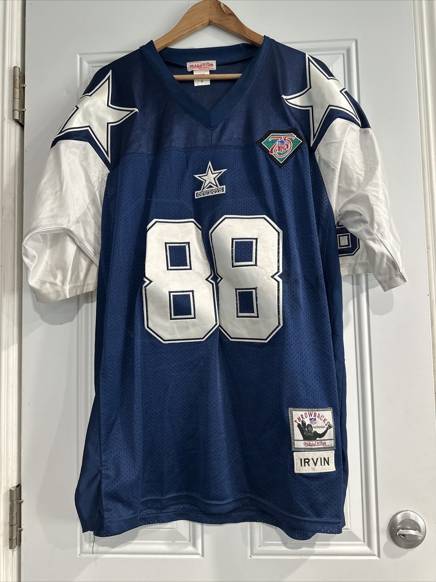 ★Mitchell & Ness Michael Irvin White Dallas Cowboys関税込★ Men's Michael Irvin White Dallas Cowboys 1994 Authentic Jersey