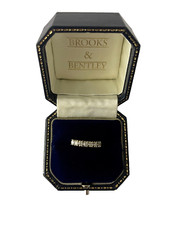 0.50ct Diamond Ring 9ct Gold Diamond Half Eternity Vintage Ring - Size L 1/2