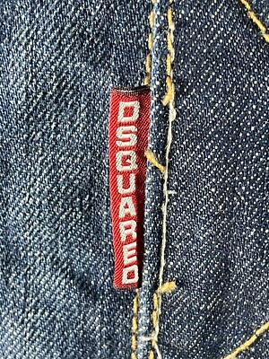 Veste Sans Manches Dsquared2 En Jean Et Laine - Taille 52 Homme - Occasion Très Bon état