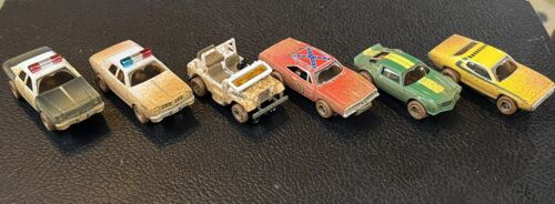 Auto World Dukes Of Hazzard “Dirty” Variant Complete Set of 6 AFX HO Slot Cars - Picture 1 of 9