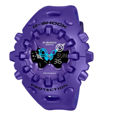 Casio G-Shock GA-V01 SERIES Analog & Digital Blue-Purple Resin Strap GAV01-2A