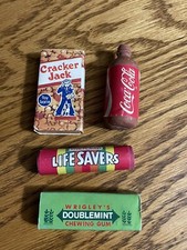 1980&rsquo;s Vintage Erasers Cracker Jack, Wrigley, Lifesavers, Coke Collectible Rare