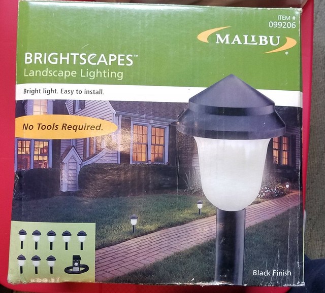 Intermatic Malibu Low Voltage Landscape Lights Yard Metal Black