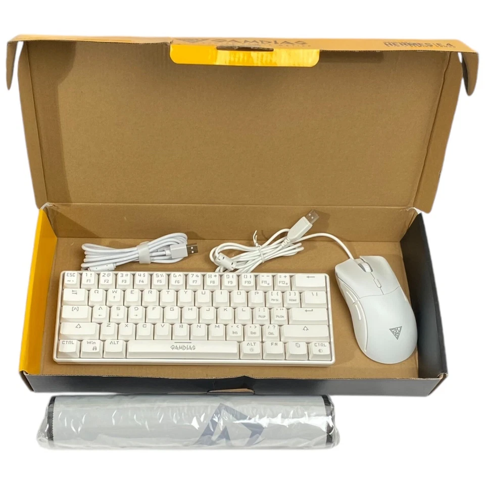 Wired Mechanical Keyboard GAMDIAS Hermes E4 Combo Multi-Colored W/ Mouse and Pad - Image 4 of 4