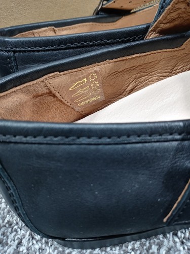 ๐ New Kalso Earth Shoe Faroe Lotus Women 9.5 / 40.5 Black Leather VTG Mary Jane - Picture 12 of 14