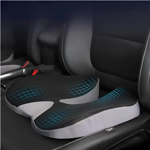 Cuscino Prostatico Ortopedico in Memory Foam Sedile Auto Sedia Ufficio Scrivania - Foto 4 di 6