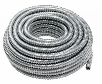 Topaz   Flexible Steel Metal Conduit Roll (Greenfield)   3/8 in. x 100FT