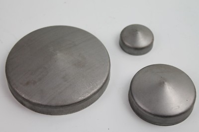 5 Stück Abdeckkappen Rund 60mm - Rostend Stahl Für Zaunpfosten