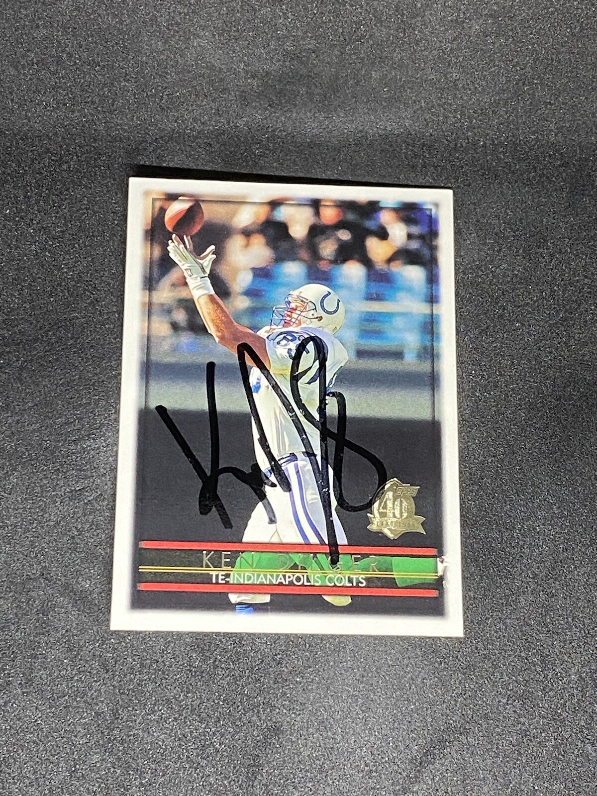 Ken Dilger 1996 Topps #228 Indianapolis Colts Auto Autographed Signed NFL Card