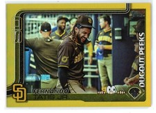 Fernando Tatis Jr. 2025 Topps Series 1 Celebration Dugout Peeks GOLD #/50 #DP-12