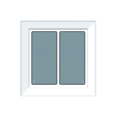 | LCN-GTS2 | Glas-Tastenfeld mit zwei kapazitiven Tasten inkl. Corona -Licht |