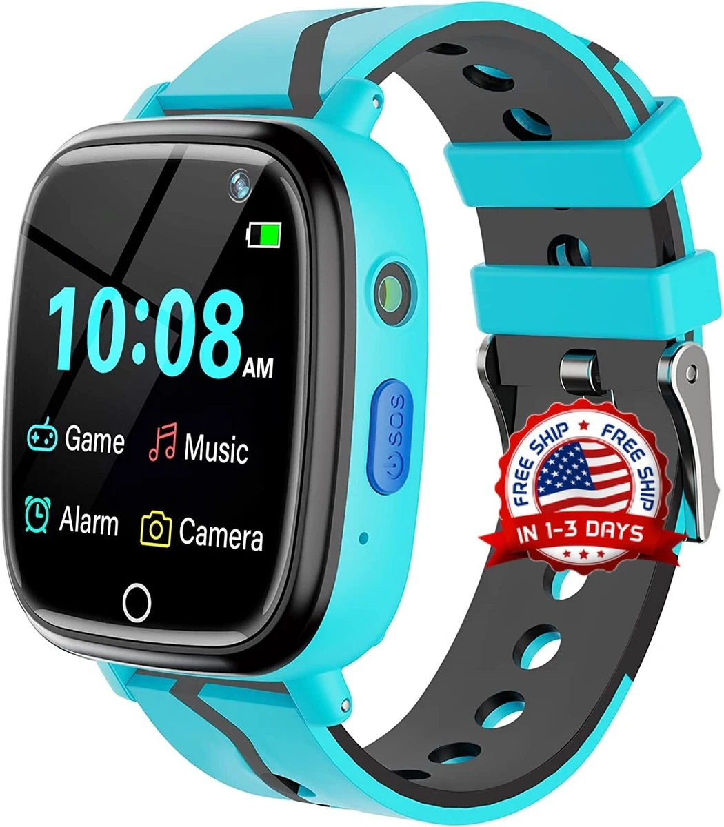 Parpadeo Salida Documento Reloj Para Niños Inteligente Con Camara Juegos Musica Niño Niña Smartwatch  | eBay