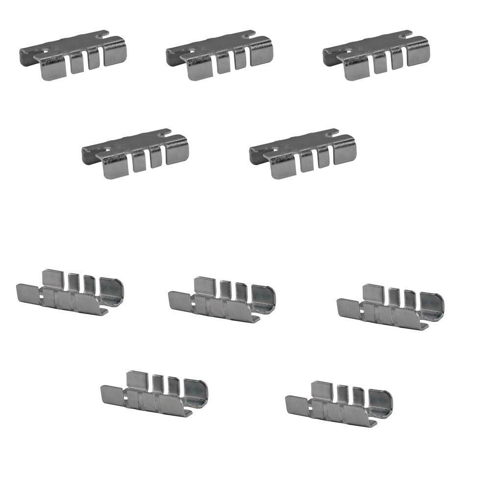 10 Pc Center Glass Shelf Rest Clips Glass Wood Metal Shelves Gridwall Display