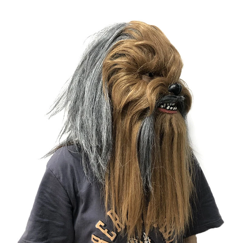New Star Wars Chewbacca Mask Movie Force Awakening Ape Man Mask - Image 4 of 4