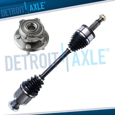 Front Driver Side CV Axle & Wheel Hub for Chrysler 300 Dodge Charger Magnum AWD