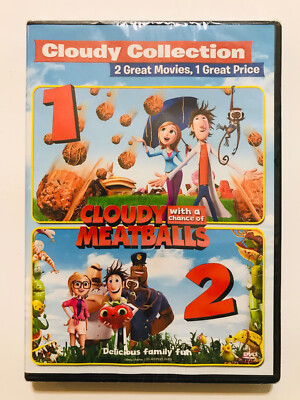 Cloudy With a Chance of Meatballs / Cloudy With a Chance of Meatballs 2 New DVD