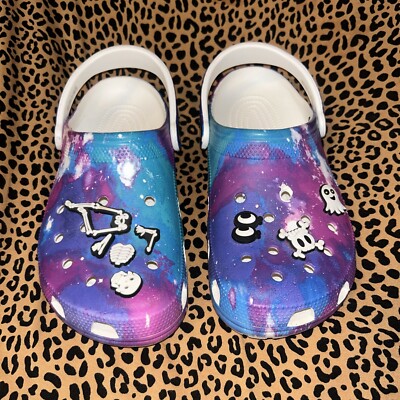 Crocs Baya Seasonal Printed Clog Galaxy Croc Sandals Men s Size 10 Women s 8