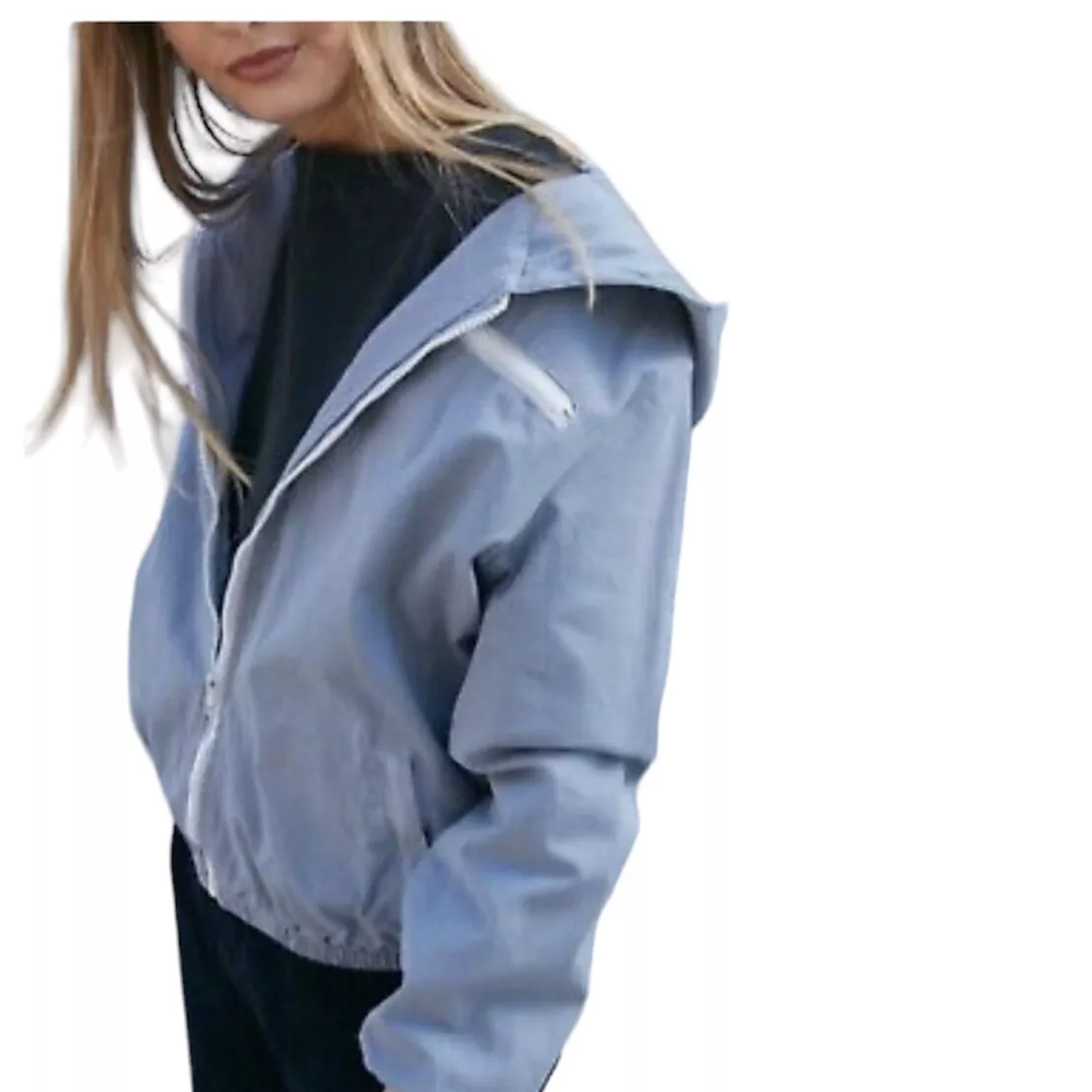 Brandy melville blue best sale windbreaker