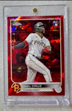 2022 Topps Chrome Sapphire Oneil Cruz Red Refractor RC #ed 5/5 Pirates