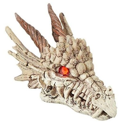  Deco-Replicas Dragon Skull Gazer Aquarium Decoration   Safe for Freshwater 
