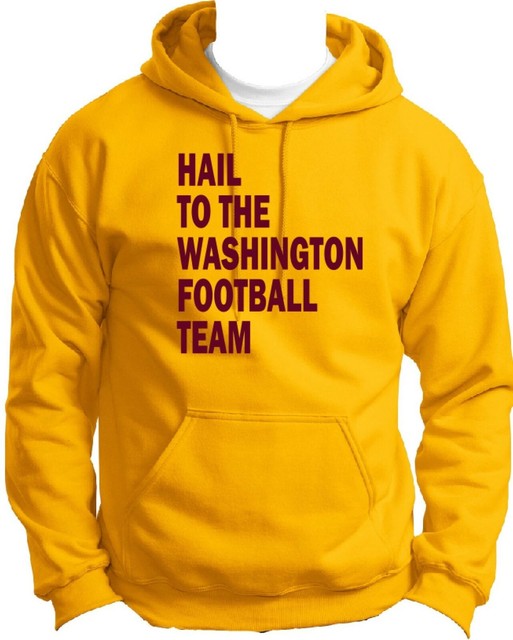washington football team black hoodie