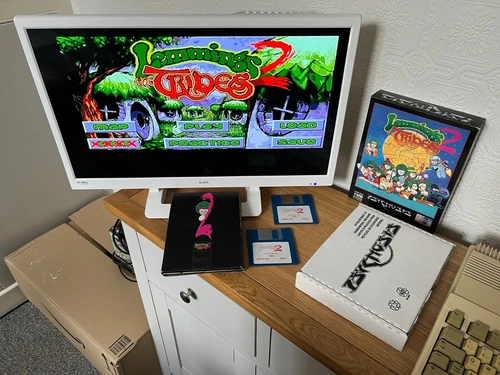 Amiga Psygnosis Lemmings 2 Tribes Game - Boxed Working -👽👾Retro Gift Idea👾👽