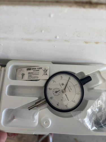 Mitutoyo setting ring 2.998mm + dial gauge set