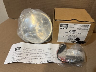 Unity U-7682 Hi Power Spot Lamp 100w Includes wire adapters, clips & spacers NEW