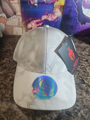 KRYPTEK OUTDOOR Trucker style cap White w grey 3D pattern Splash OSFA NWT