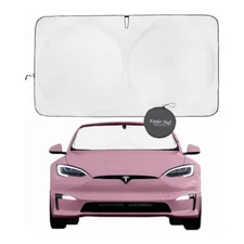 kinder Fluff Windshield Sun Shade for Tesla S | XS (57x36in)