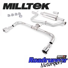 Milltek Golf MK7 GTD 2.0 TDi 185cv 3" Cat Scarico Posteriore Res - GTI Style SSXVW246