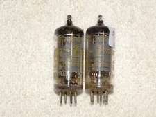2 x 6AU6A/EF94 Mullard Tubes *Very Strong Pair*(3 Pair Avail)EICO-DUMONT