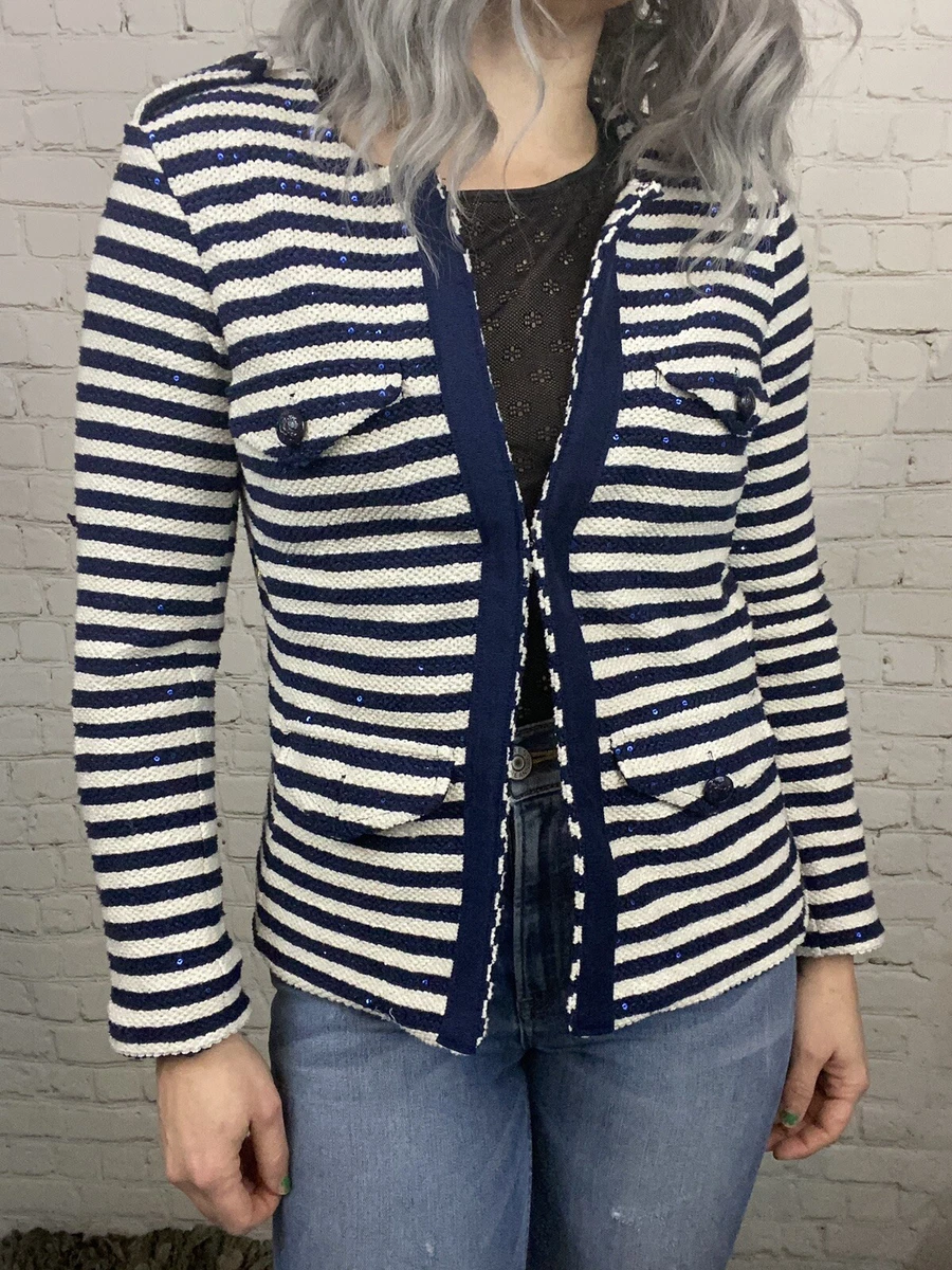 Striped store sequin jacket
