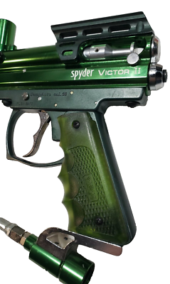 Works Well Spyder Green Victor 2 Paintball Gun Semi Auto