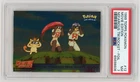 Pokemon Card The Nefarious Team Rocket #12 Holo Foil Meowth Topps 1999 PSA 7 NM