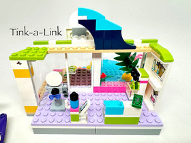 LEGO 41315 Heartlake Surf Shop Friends Set EC missing some stickers Kayak Mia