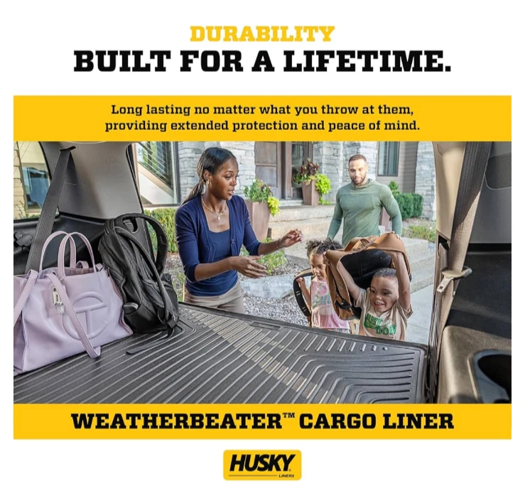 Forros de carga moldeados negros para Toyota 4Runner Husky 10-24  Foto 3 de 4