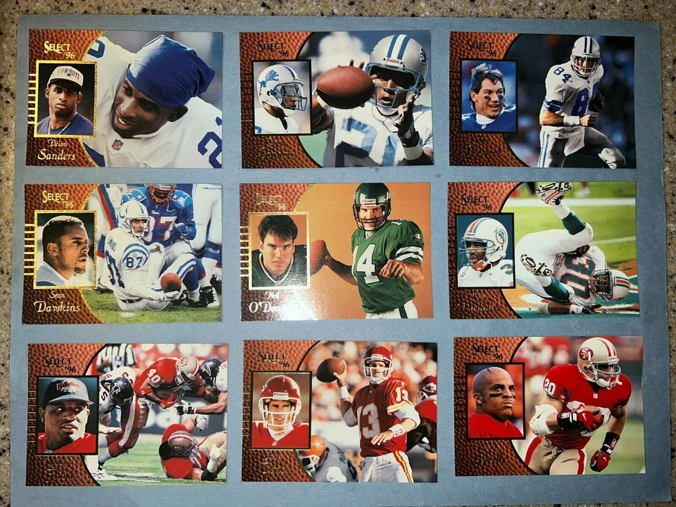 1996 PINNACLE SELECT FOOTBALL CARDS YOU CHOOSE 1-200 NFL CARD FREE SHIPPING - Image 2 of 4