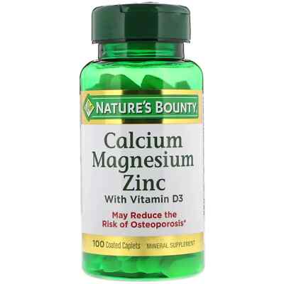 Nature's Bounty Calcium Magnesium Zinc