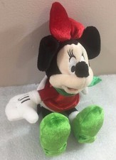 Disney Minnie Mouse Christmas beanbag plush 9" Dan Dee