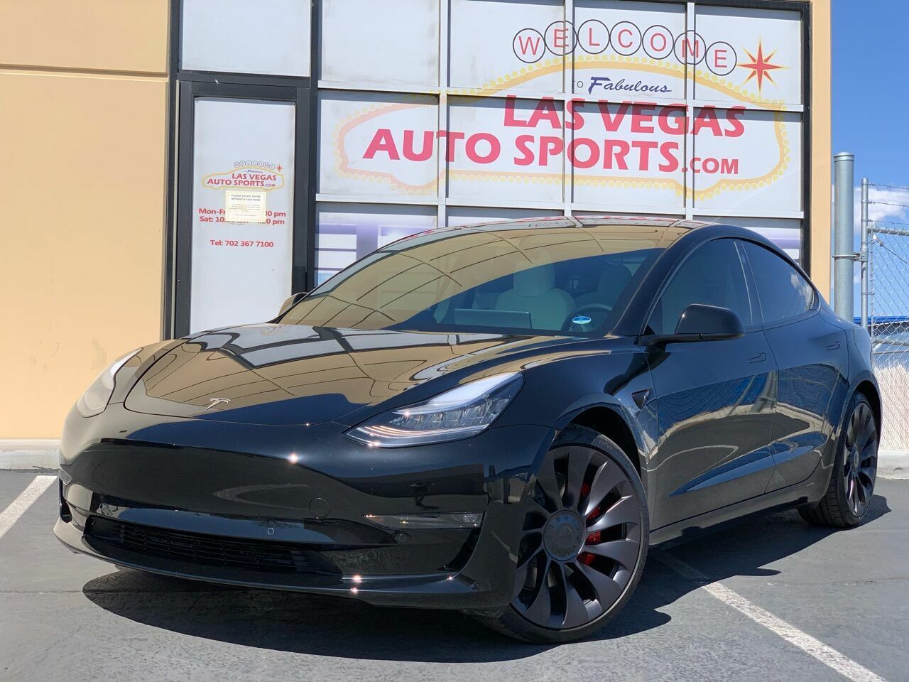 2021 Tesla Model 3 Performance 2021 Tesla Model 3 Black With 1445