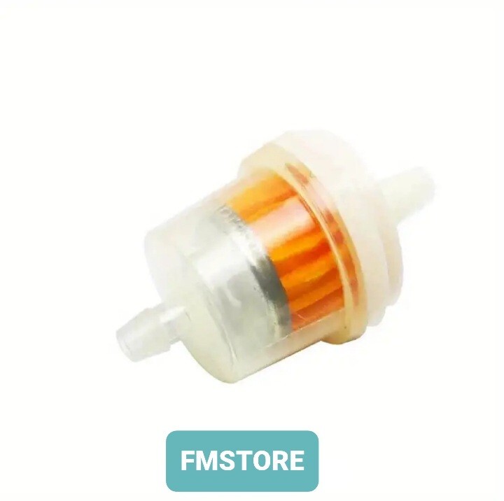 Filtro benzina carburante universale 6/7mm trasparente moto scooter magnete