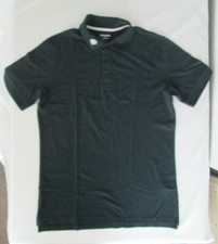 Mens polo shirt mesh Navy Blue small Medium large XL 2X 3x New Edwards uniform