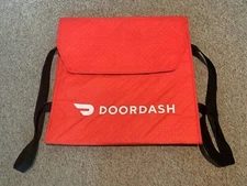 Doordash Insulated Hot Pizza & Food Delivery Bag With Carry Straps
